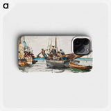 Market Scene, Nassau - Winslow Homer Phone Case.