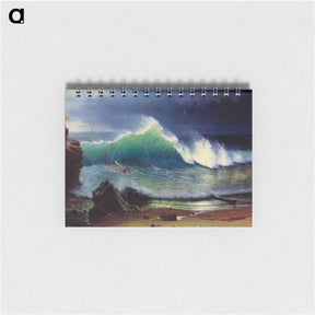 アートメモ帳-The Shore of the Turquoise Sea - アルバート ビアスタット Memo.