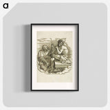 アートポスター-Christ, Man of Sorrows, Mocked by a Soldier - アルブレヒト デューラー Poster.