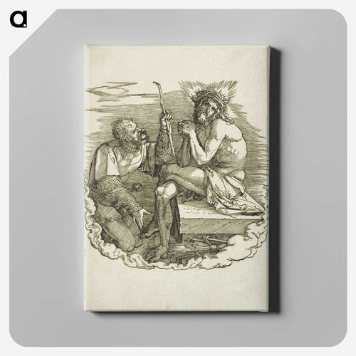 Christ, Man of Sorrows, Mocked by a Soldier - アルブレヒト デューラー Canvas.
