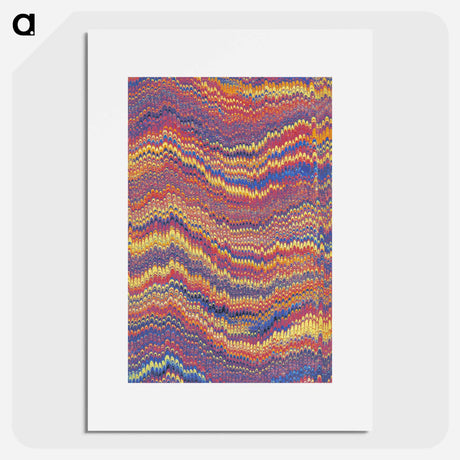 アートポスター-Decorative Paper from Stereographs of Madura
 - 大英図書館 Poster.