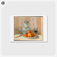 アートポストカード-Still Life with Apples and Pitcher - カミーユ ピサロ Postcard.