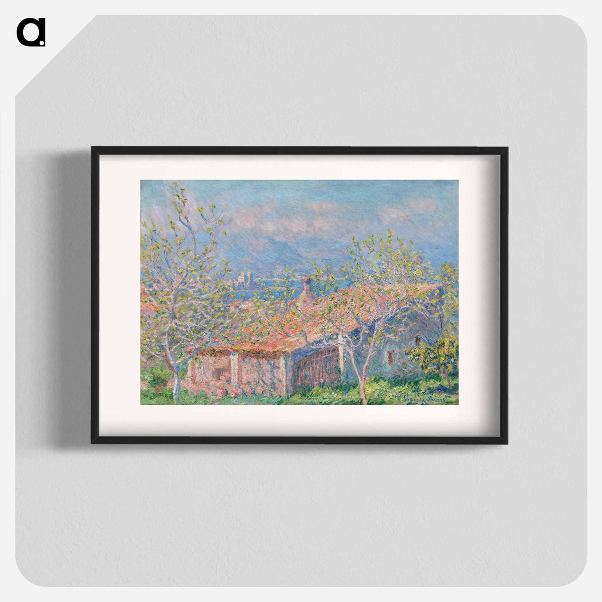 Gardener's House at Antibes - Claude Monet Poster.