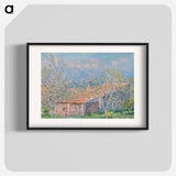 Gardener's House at Antibes - Claude Monet Poster.