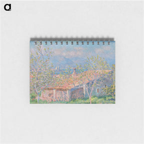 アートメモ帳-Gardener's House at Antibes - クロード モネ Memo.