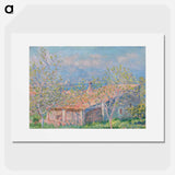 Gardener's House at Antibes - クロード モネ Poster.