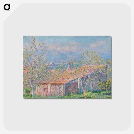 アートポストカード-Gardener's House at Antibes - クロード モネ Postcard.