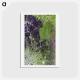 アートポストカード-Chao Phraya River Flood
 - 上空からの地球 Postcard.