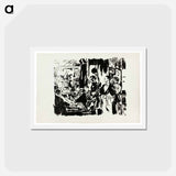 アートポストカード-At the Café - エドゥアール マネ Postcard.