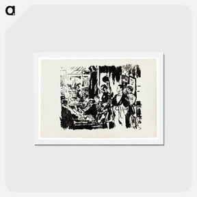 アートポストカード-At the Café - エドゥアール マネ Postcard.