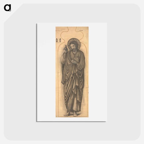 アートポストカード-Salvator Mundi - エドワード バーン ジョーンズ Postcard.