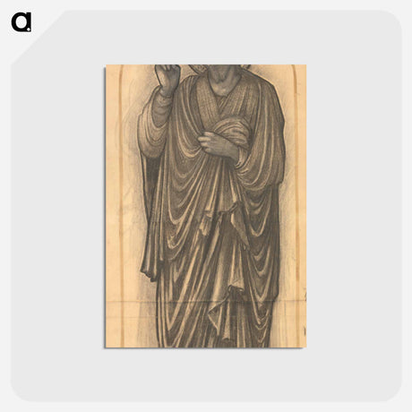 アートポストカード-Salvator Mundi - エドワード バーン ジョーンズ Postcard.