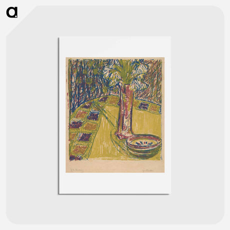 アートポストカード-Still Life - エルンスト ルートヴィヒ キルヒナー Postcard.
