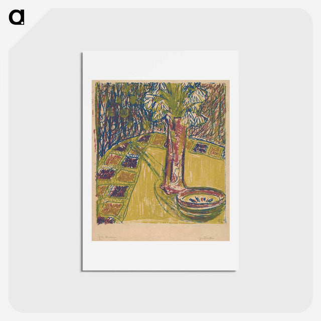 アートポストカード-Still Life - エルンスト ルートヴィヒ キルヒナー Postcard.