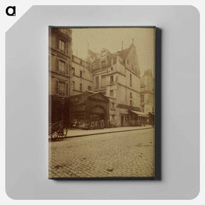 アートパネル-Cour de la Rue des Archives 46
 - ウジェーヌ アジェ Canvas.