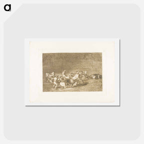 アートポストカード-The Art of Bullfighting - フランシスコ デ ゴヤ Postcard.