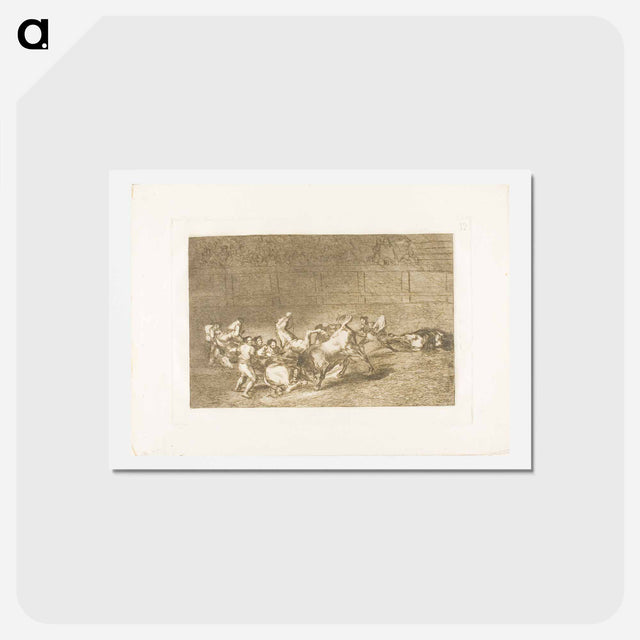アートポストカード-The Art of Bullfighting - フランシスコ デ ゴヤ Postcard.