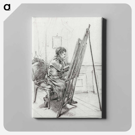 アートパネル-Portrait of Gerrit Jan Michaëlis - ジャン ベルナール Canvas.