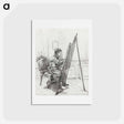アートポストカード-Portrait of Gerrit Jan Michaëlis - ジャン ベルナール Postcard.