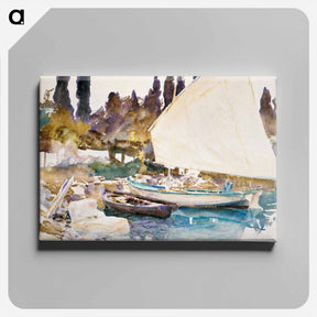 アートパネル-Boats - ジョン シンガー サージェント Canvas.