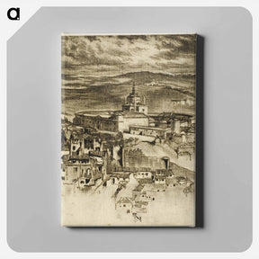 アートパネル-The Hospice of Saint John, Toledo
 - ジョセフ ペネル Canvas.