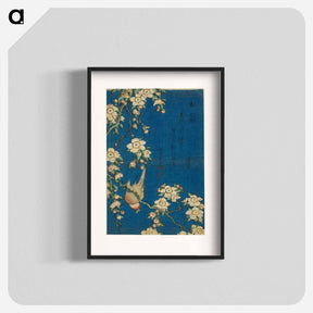 アートポスター-Hokusai's Bullfinch - 葛飾 北斎 Poster.