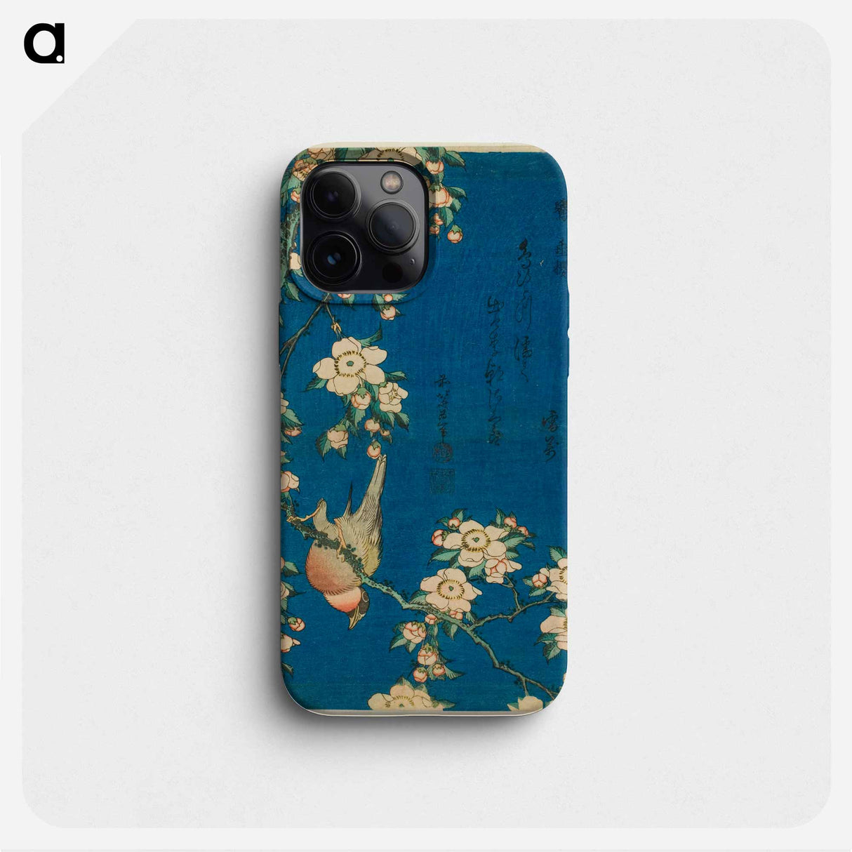 Hokusai's Bullfinch - 葛飾 北斎 Phone Case.