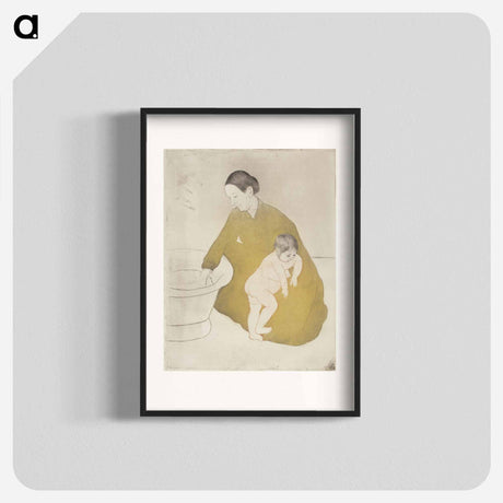 アートポスター-The Bath - メアリー カサット Poster.