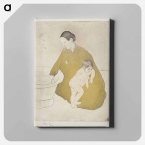 アートパネル-The Bath - メアリー カサット Canvas.