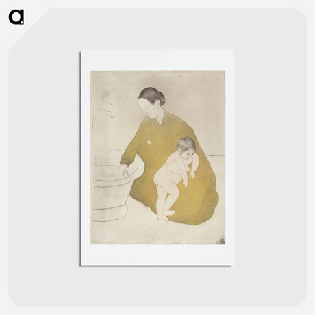 アートポストカード-The Bath - メアリー カサット Postcard.