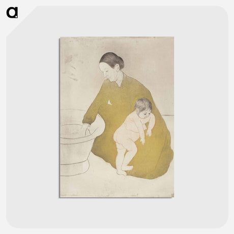 アートポストカード-The Bath - メアリー カサット Postcard.