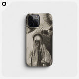 The Old Woman - Odilon Redon Phone Case.