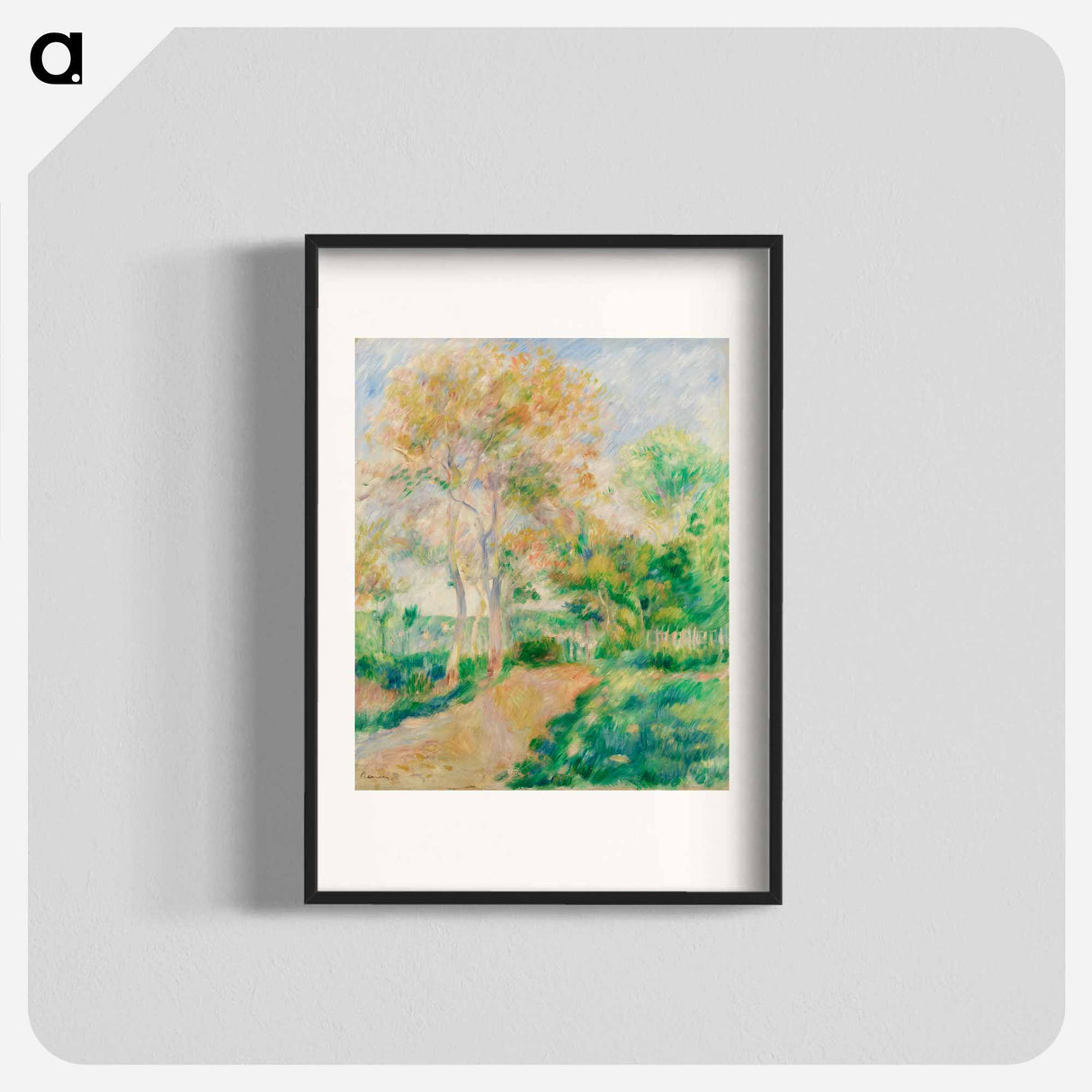 Autumn Landscape - Pierre-Auguste Renoir Poster.