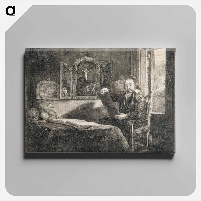 アートパネル-Abraham francen, apothecary - レンブラント ファン レイン Canvas.