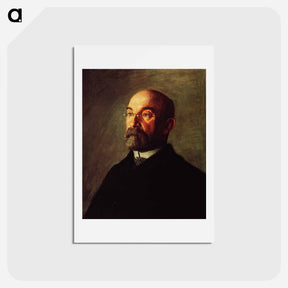 アートポストカード-Portrait of Adam S. Bare - トーマス エイキンズ Postcard.
