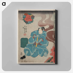 アートパネル-Tamashima ittō tenjiku tokubei tsukimoto inabanosuke print in high resolution by Utagawa Kuniyoshi - 歌川 国芳 Canvas.