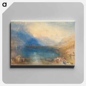 アートパネル-The Lake of Zug - ウィリアム ターナー Canvas.