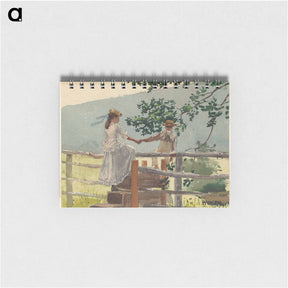 アートメモ帳-On the Stile - ウィンスロー ホーマー Memo.