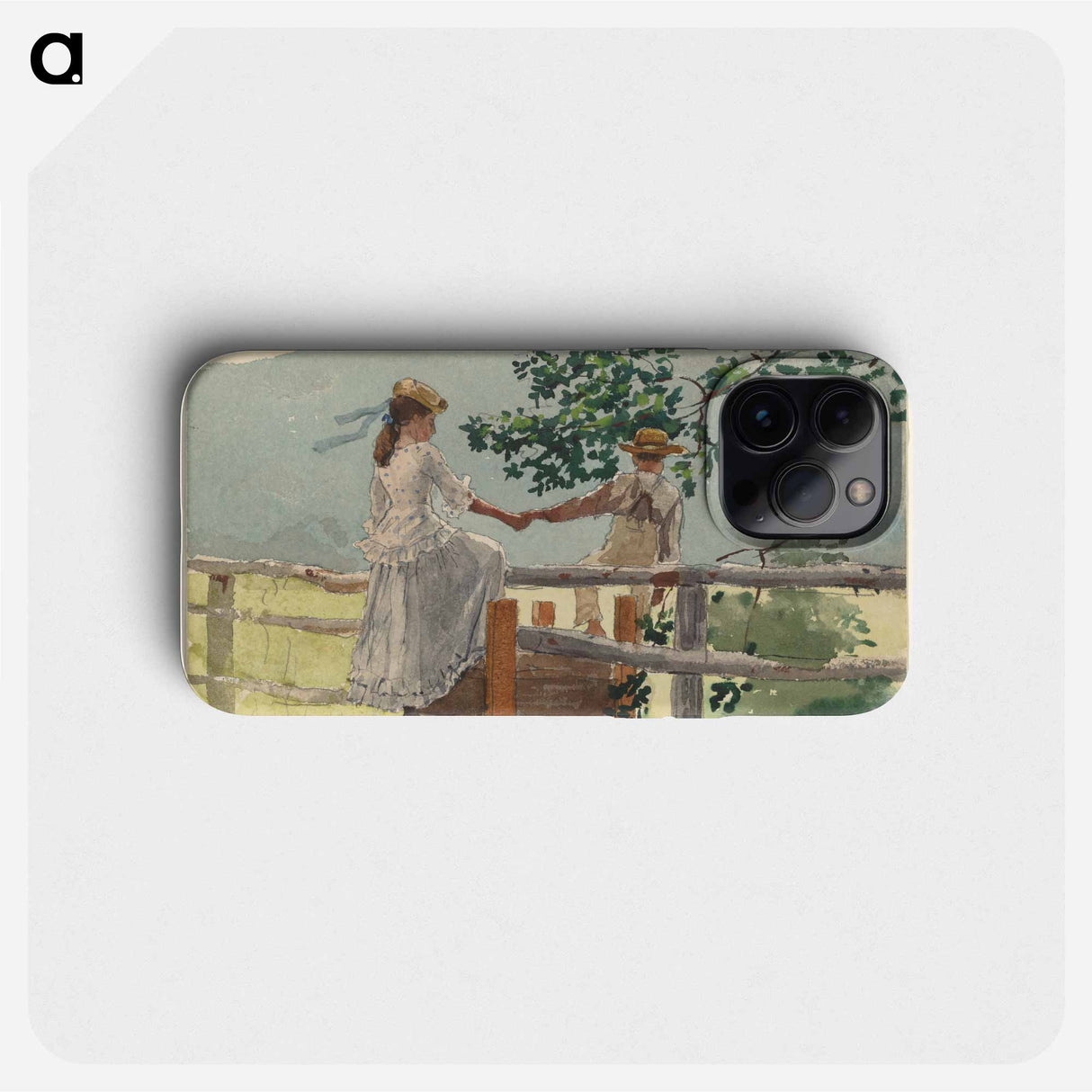 On the Stile - Winslow Homer Phone Case.