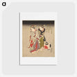アートポストカード-Fukagawa Courtesan and a Maid at Night
 - イェール大学アートギャラリー Postcard.
