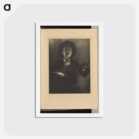 アートポストカード-Guitar Player of Seville - アルフレッド スティーグリッツ Postcard.