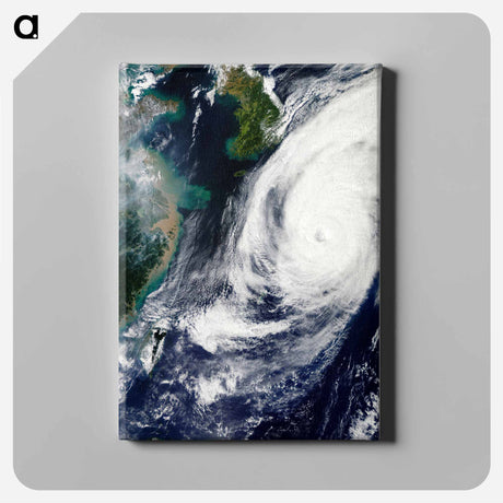アートパネル-Typhoon Phanfone over Japan
 - 上空からの地球 Canvas.