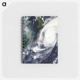 アートメモ帳-Typhoon Phanfone over Japan
 - 上空からの地球 Memo.