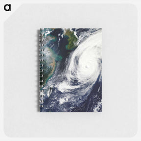 アートメモ帳-Typhoon Phanfone over Japan
 - 上空からの地球 Memo.
