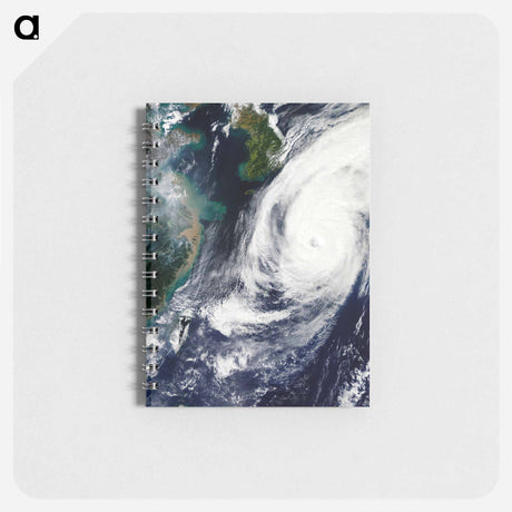 アートメモ帳-Typhoon Phanfone over Japan
 - 上空からの地球 Memo.