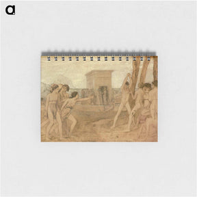 アートメモ帳-Young Spartan Girls Challenging Boys - エドガー ドガ Memo.