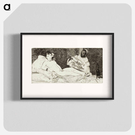 アートポスター-Olympia - エドゥアール マネ Poster.