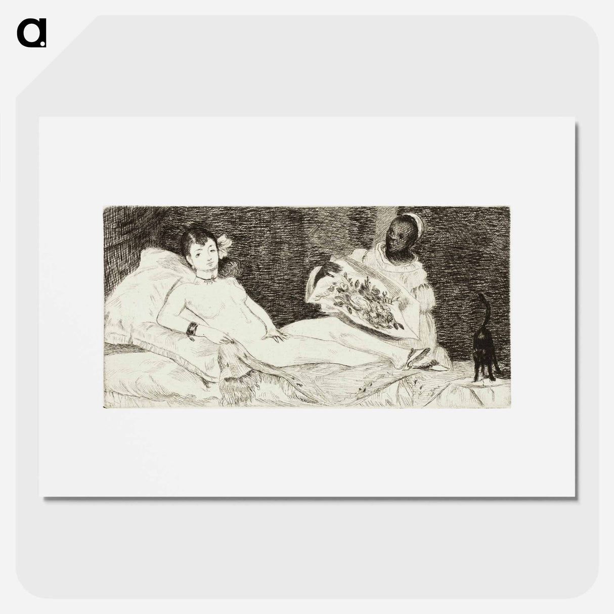 Olympia - エドゥアール マネ Poster.