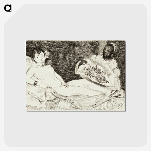 Olympia - エドゥアール マネ Postcard.