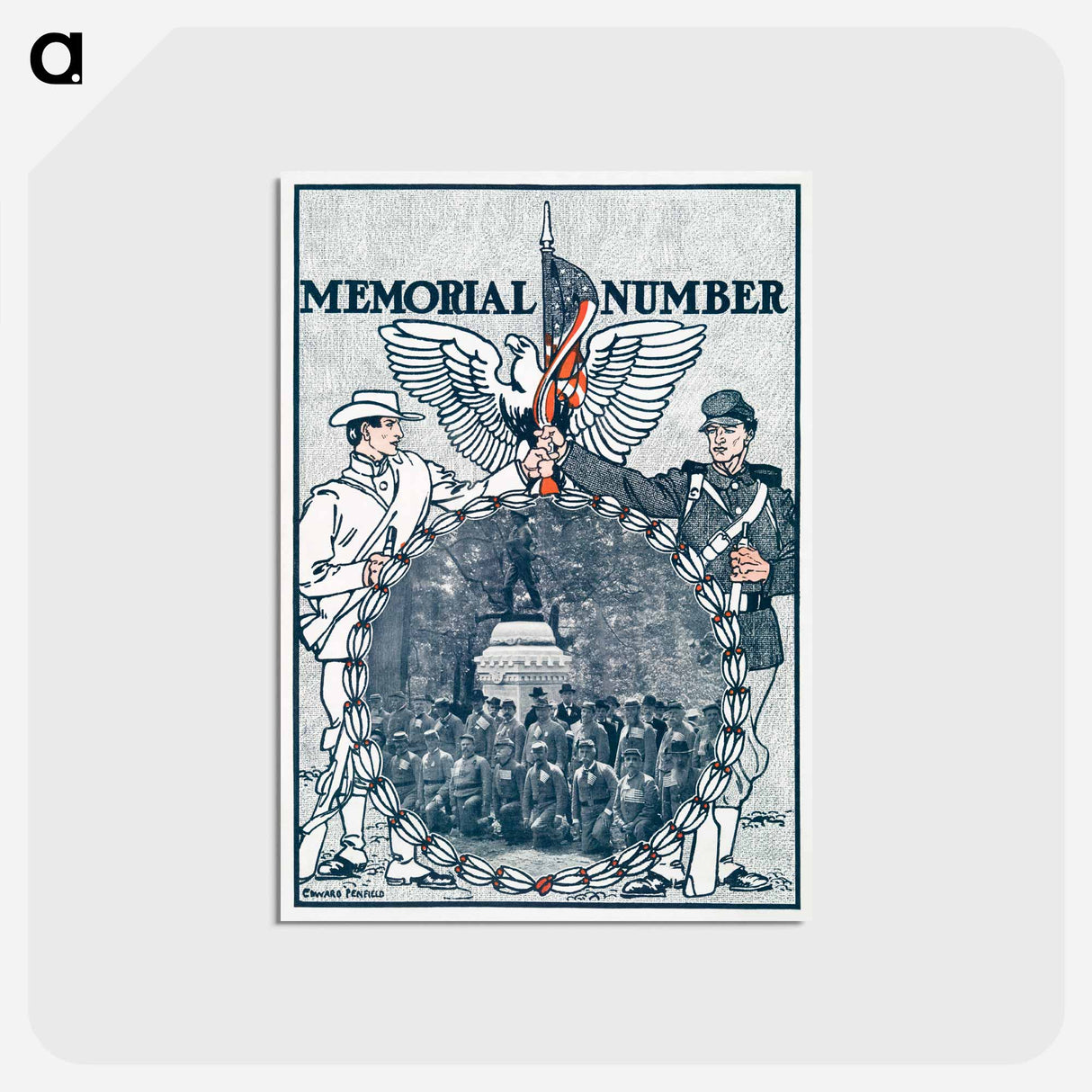 アートポストカード-Memorial Number - エドワード ペンフィールド Postcard.